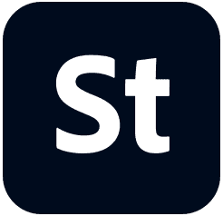 Adobe Stock logo icon