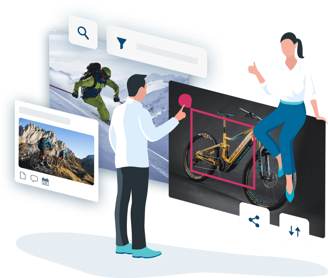 We help people to manage and work together on digital files