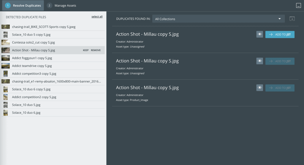 Duplicated content check by CELUM