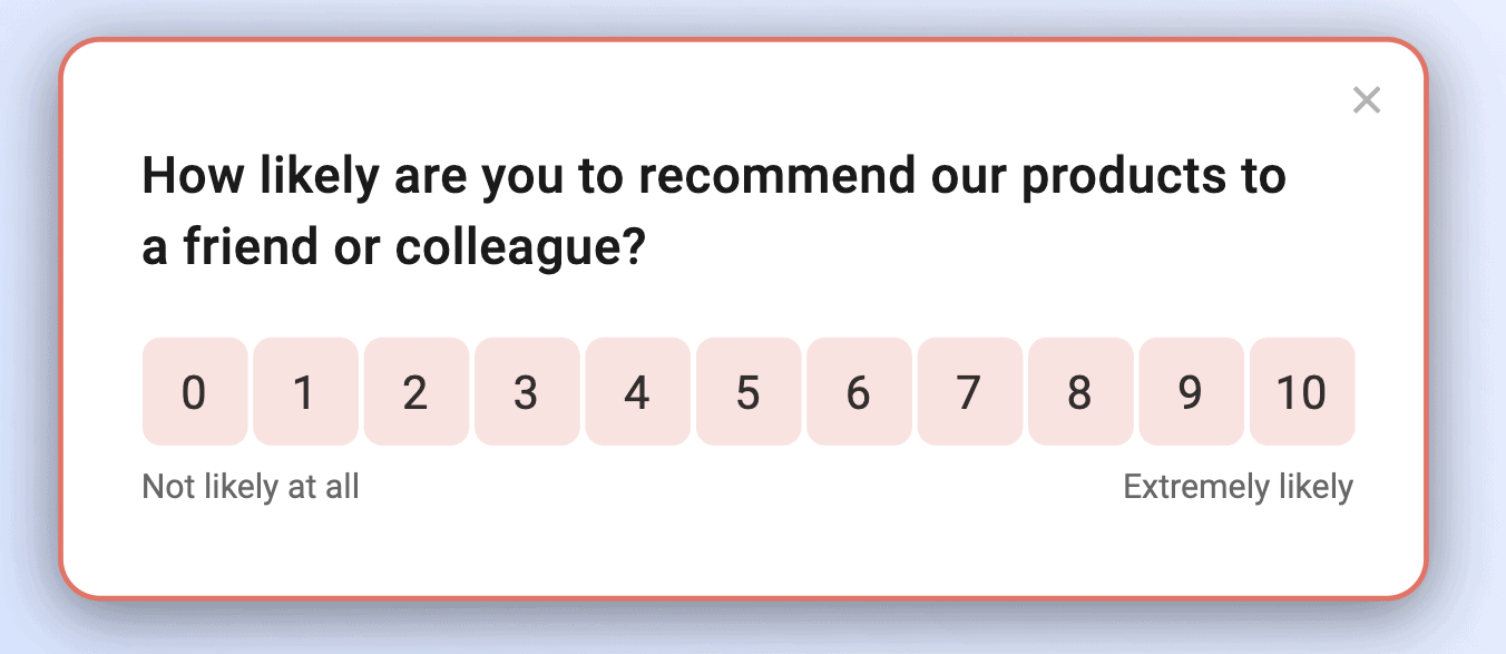 NPS example.